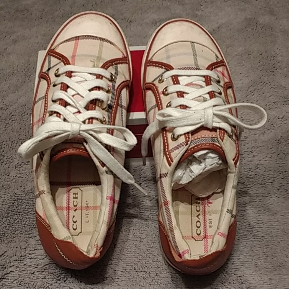 Authentic coach Barrett multi color sneaker, s- 8M
